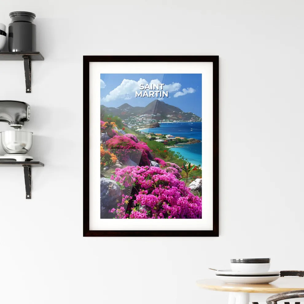 Colorful Flower Field by Waterside Framed Print