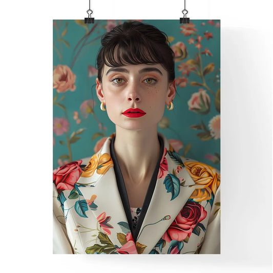 Floral Blazer Neo-pop Art Pastelle Illustrat Poster
