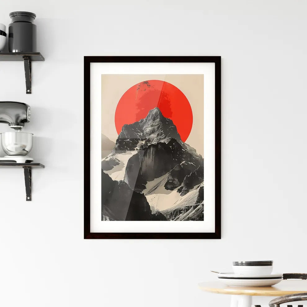 Tranquil Mountain Serenity Framed Print