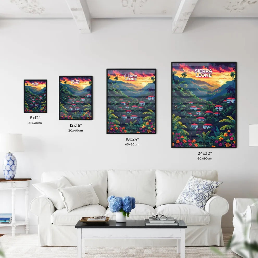 African Forest Landscape Painting - Kitchen Hangings