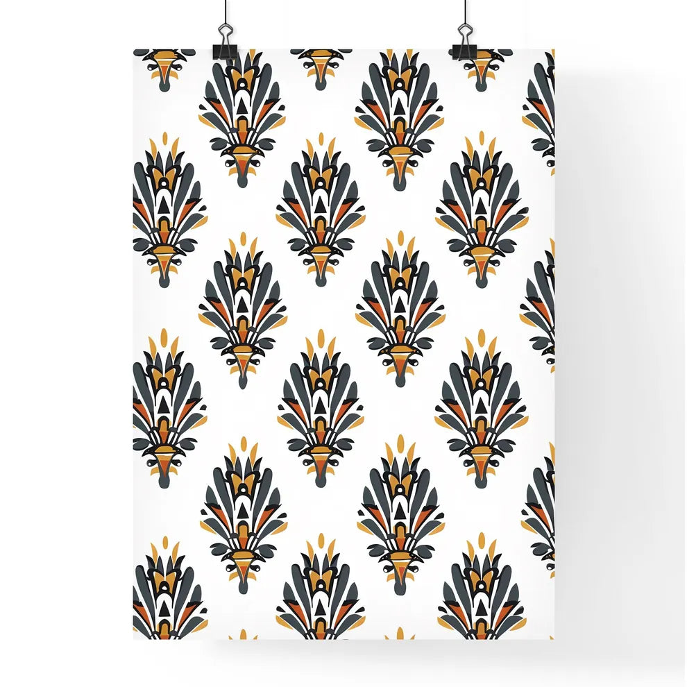 Bohemian Flower Art Pattern:  Poster