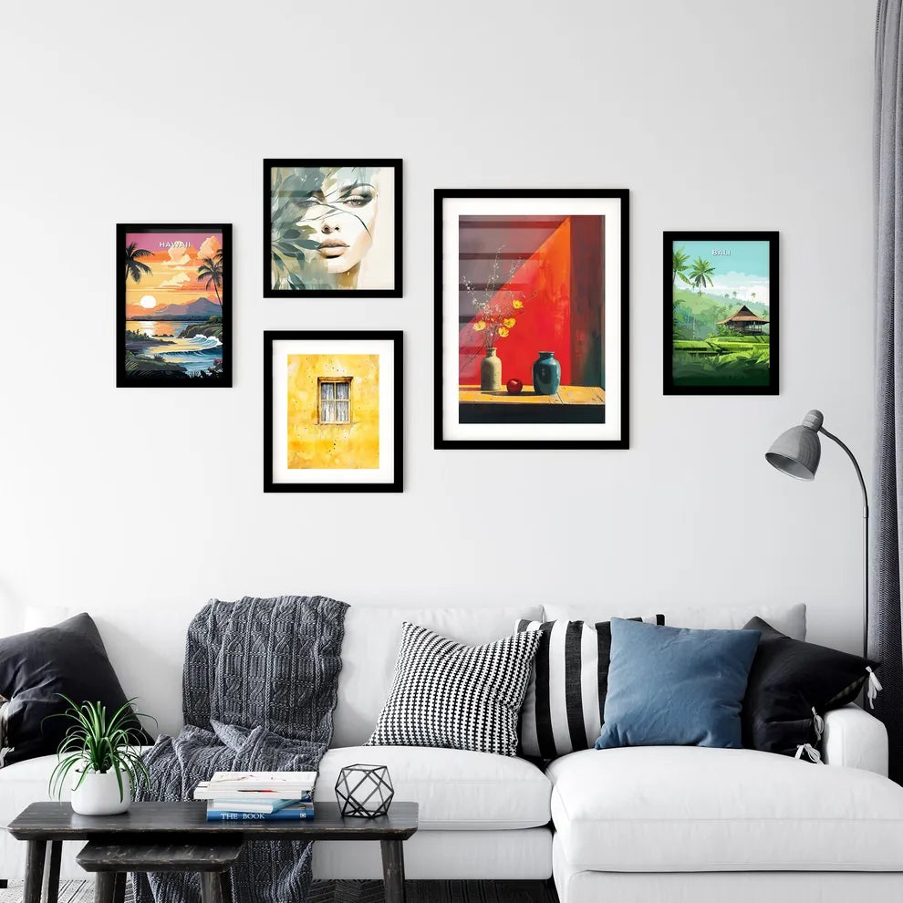 Modern stock image of a still life with vase Wall Art