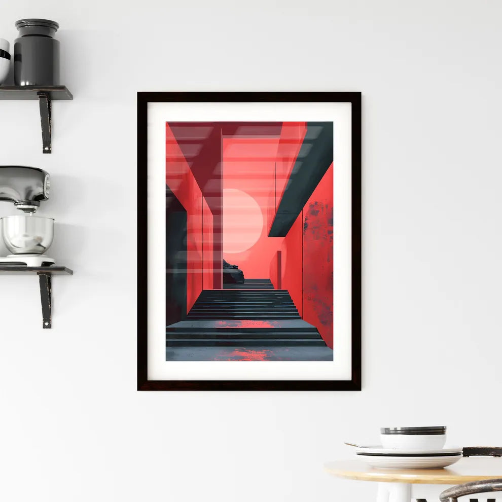 Minimalist Brutalism Art Framed Print