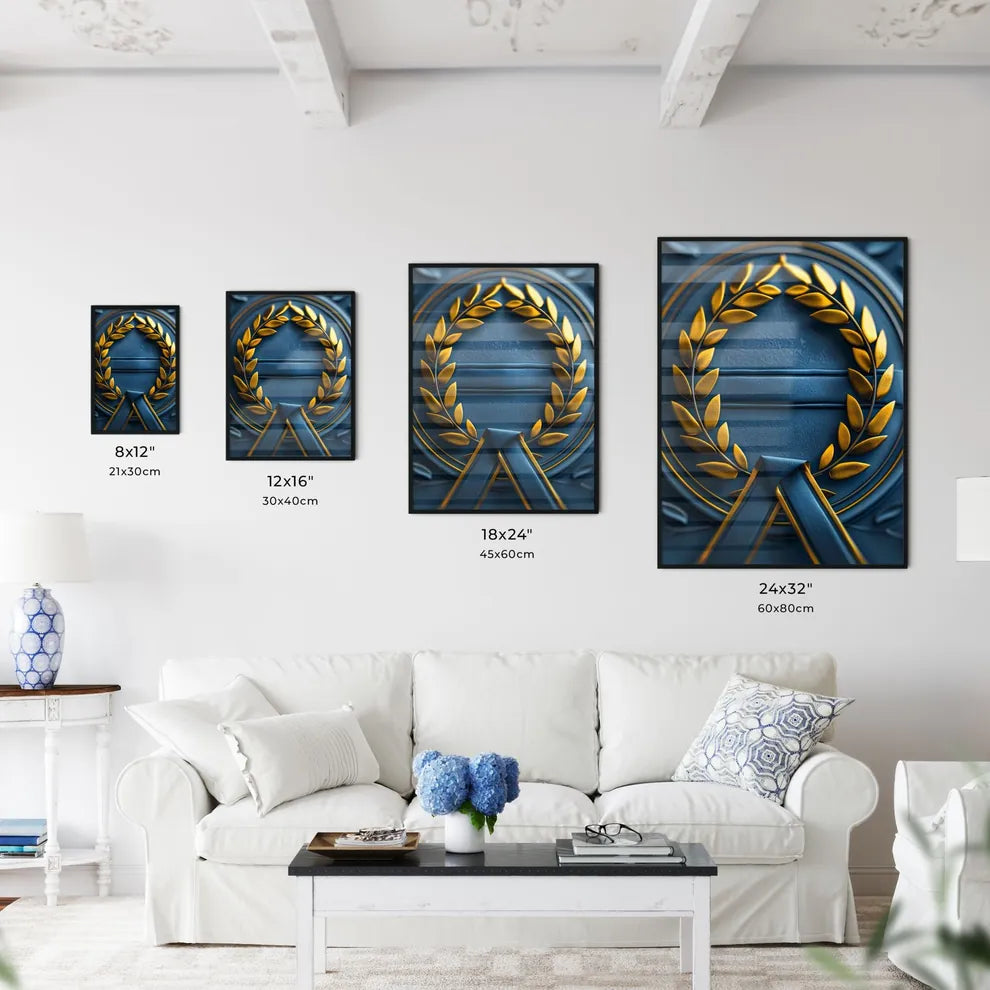 3D Laurel Wreath Icon - Kitchen Hangings