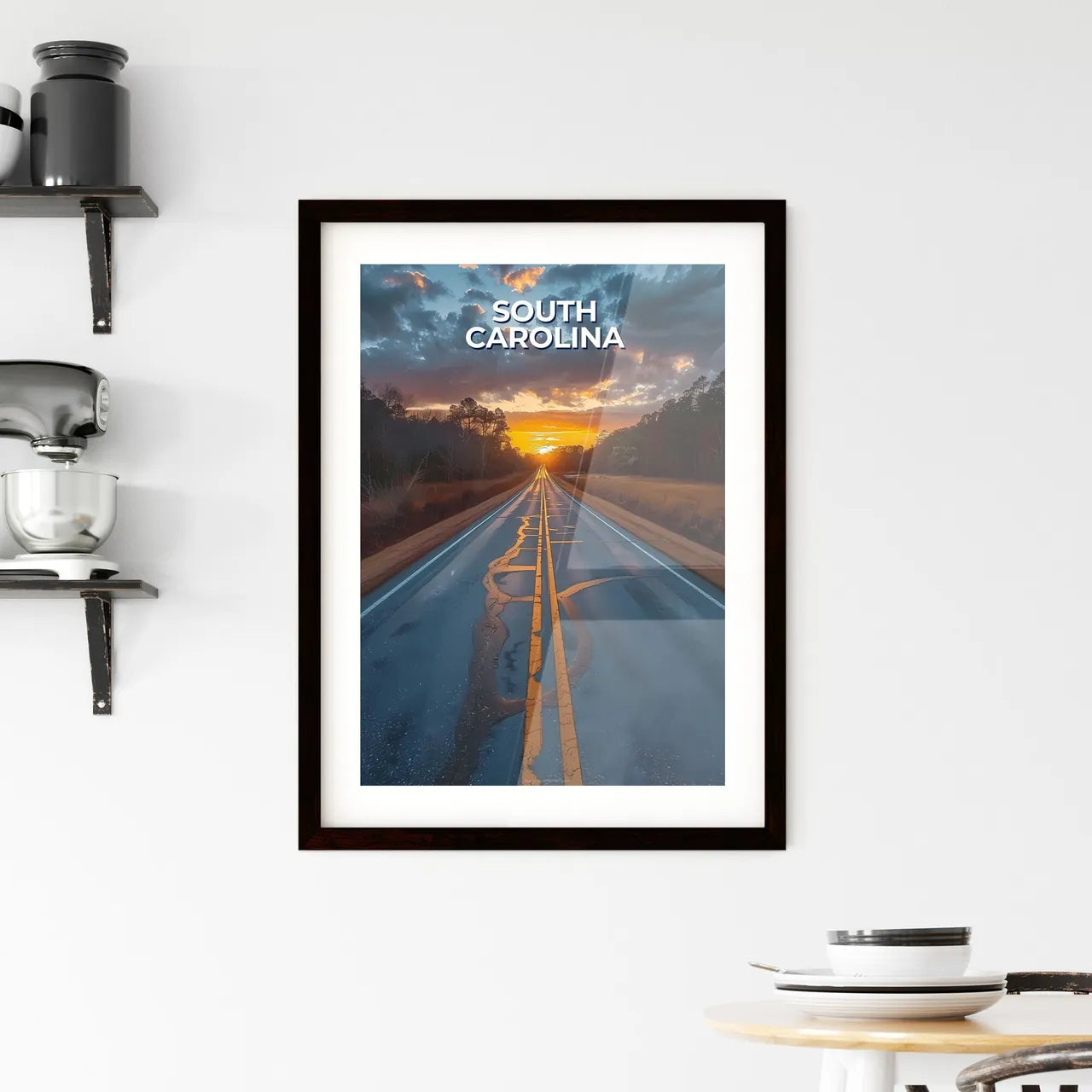 Artistic Impression of a South Carolina Suns Framed Print