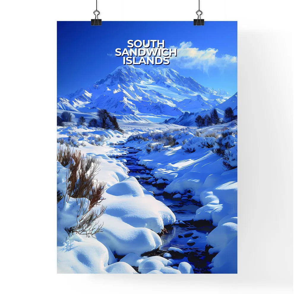 Vibrant Landscape Painting Poster