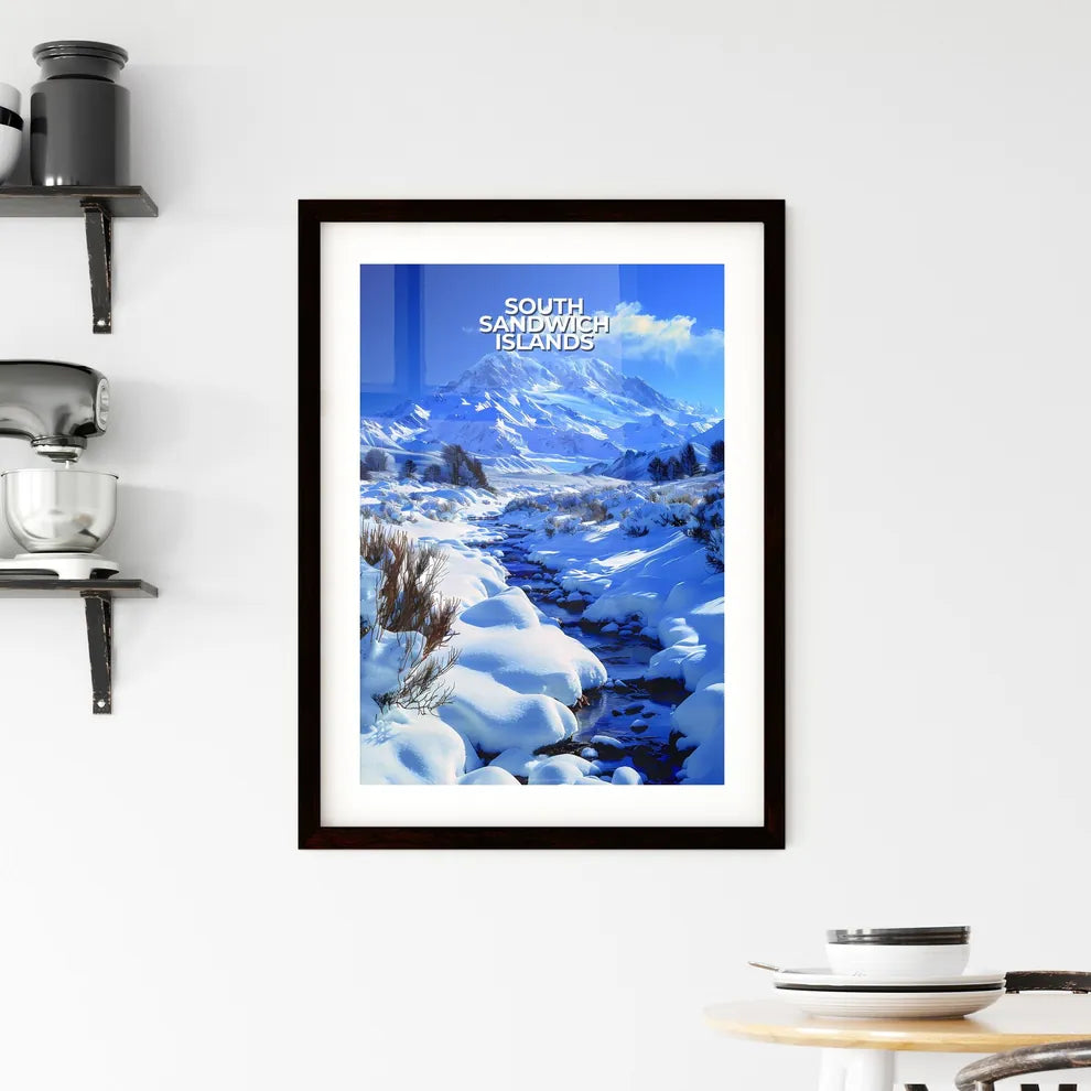 Vibrant Landscape Painting Framed Print