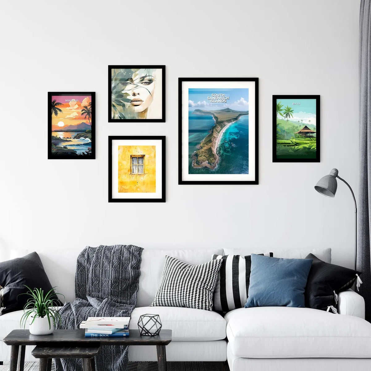 Artistic Interpretation of South Sandwich Is Wall Art