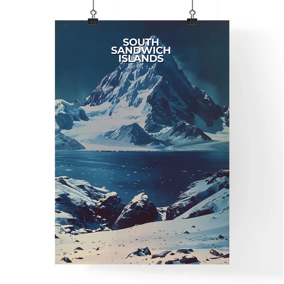 Vibrant Painting of South Sandwich Islands S Poster