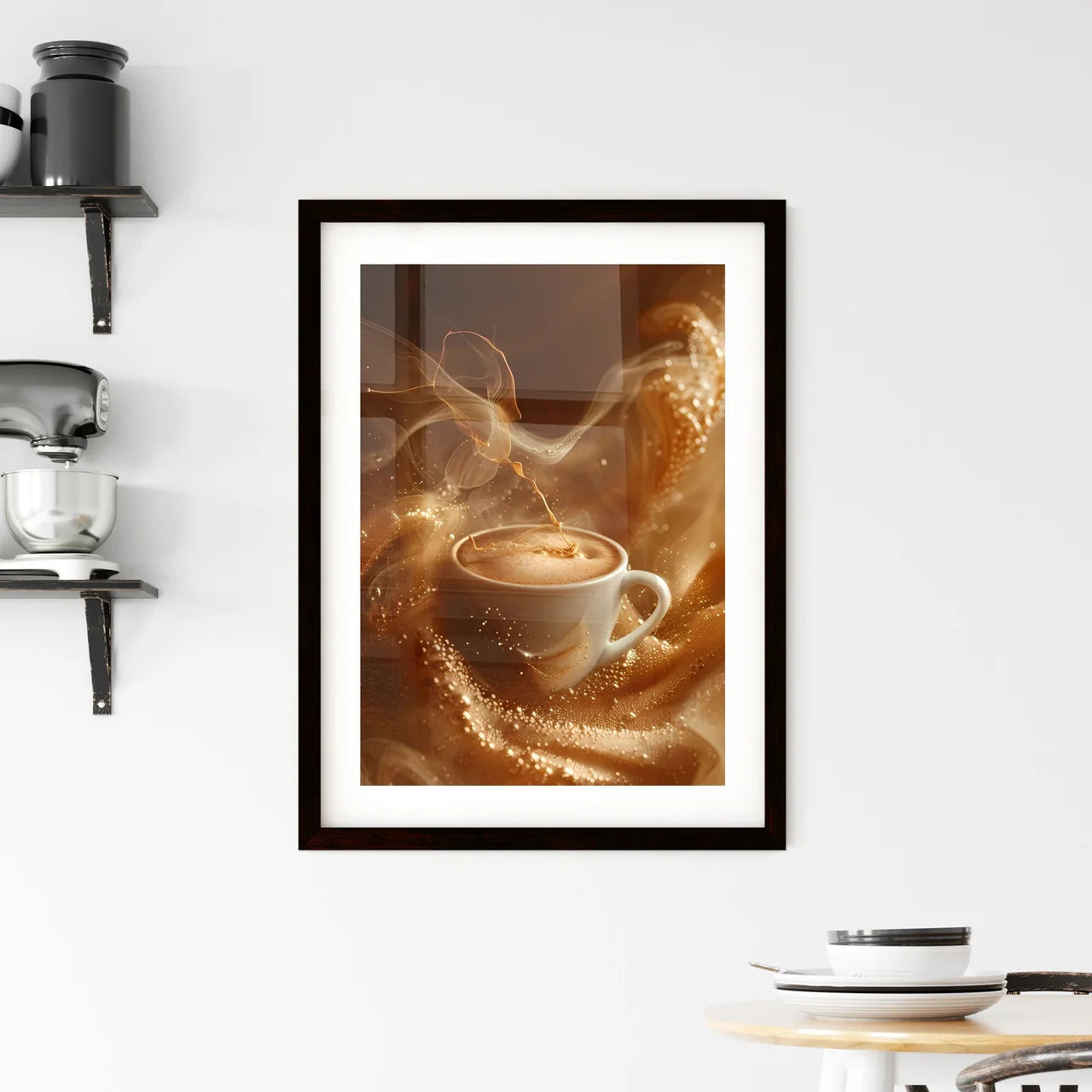 Hyper-Detailed Digital Painting Framed Print