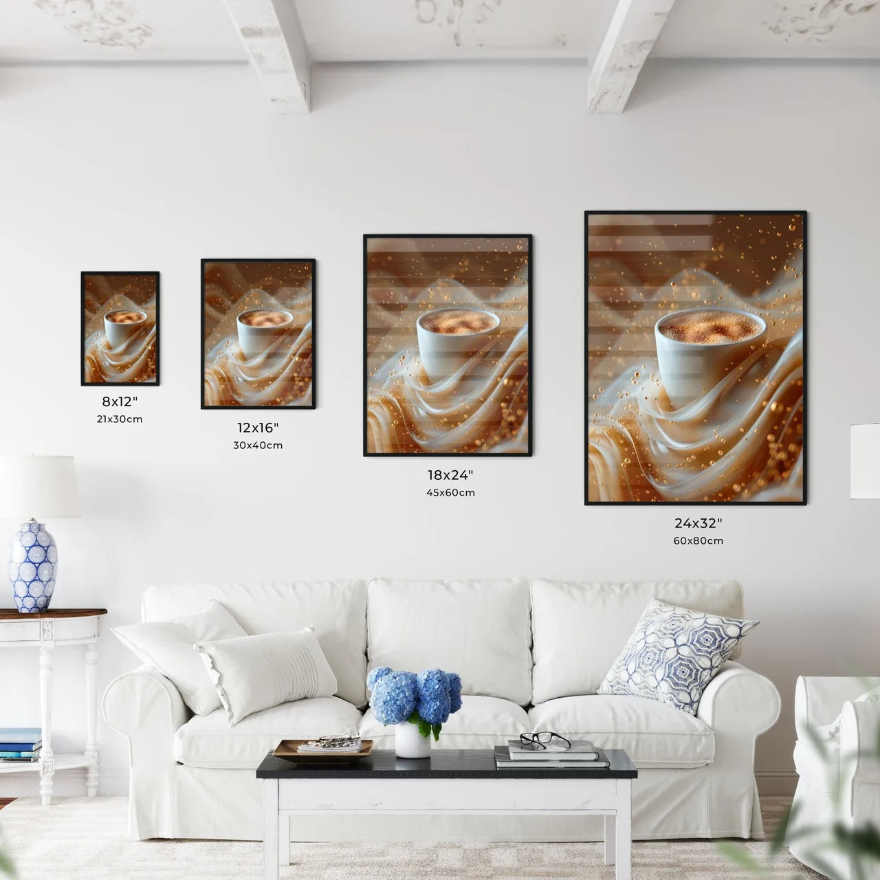 Close-up Photograph of a Hyper-Realistic - Kitchen Hangings