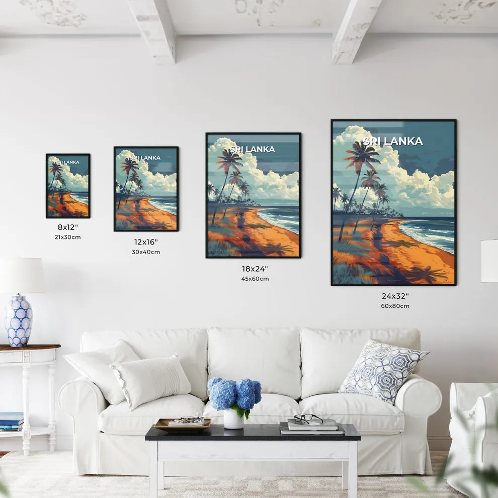 Sri Lanka Beach Painting - Kitchen Hangings