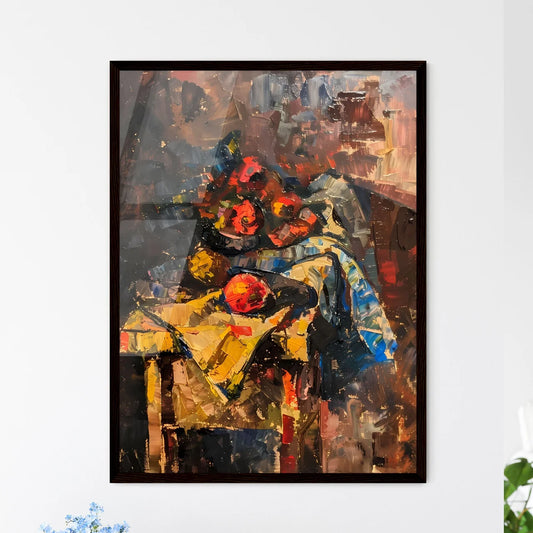 Impressionist Oil Painting | Still Life | Fr - Framed Art Print