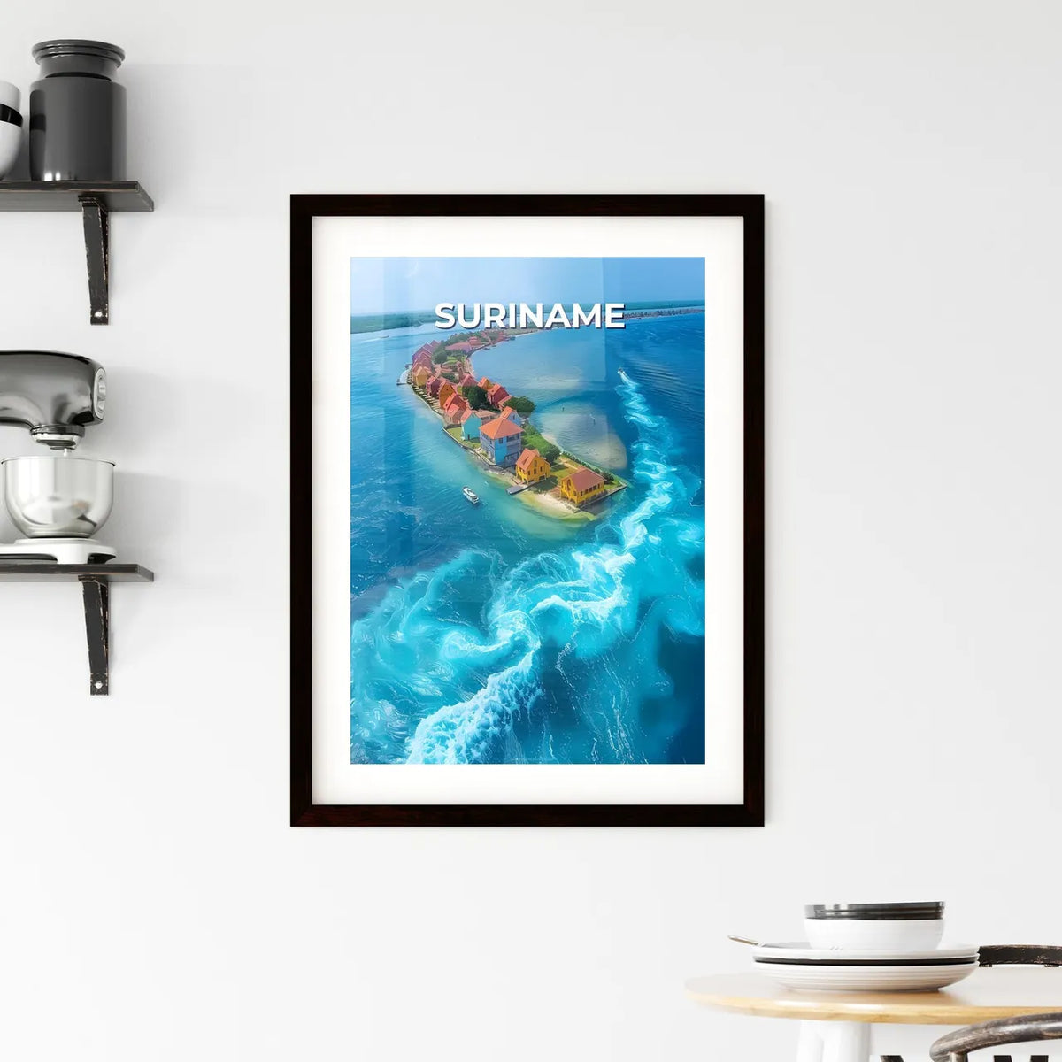 Suriname Framed Print
