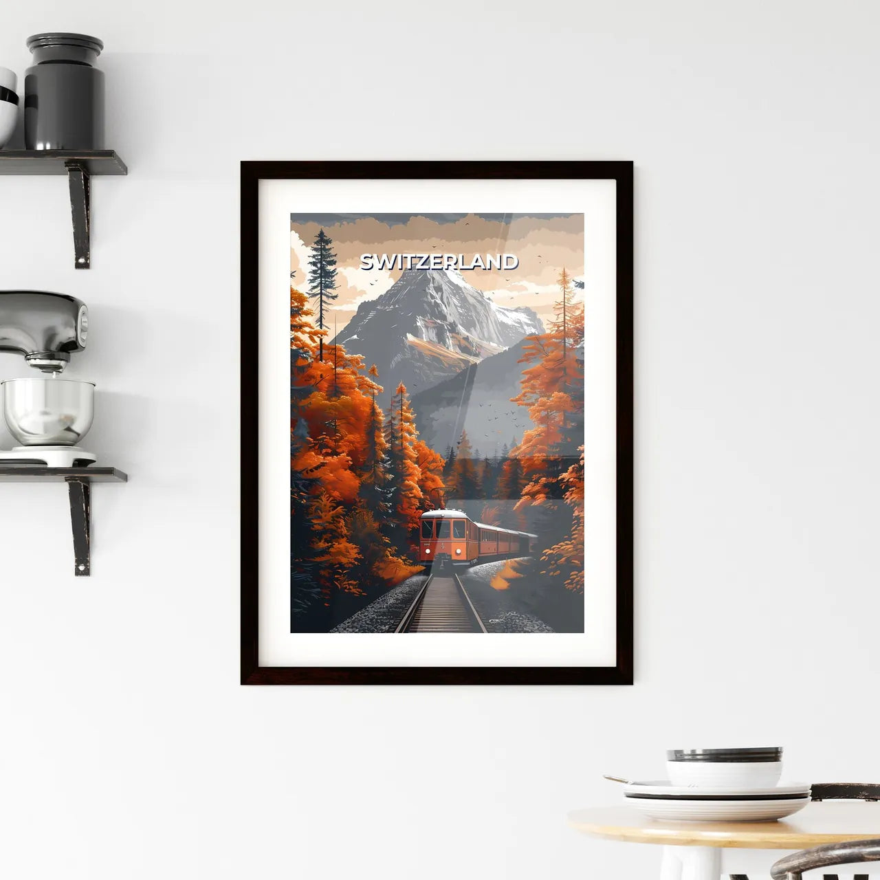 Enchanted Forest Railway Journey Framed Print
