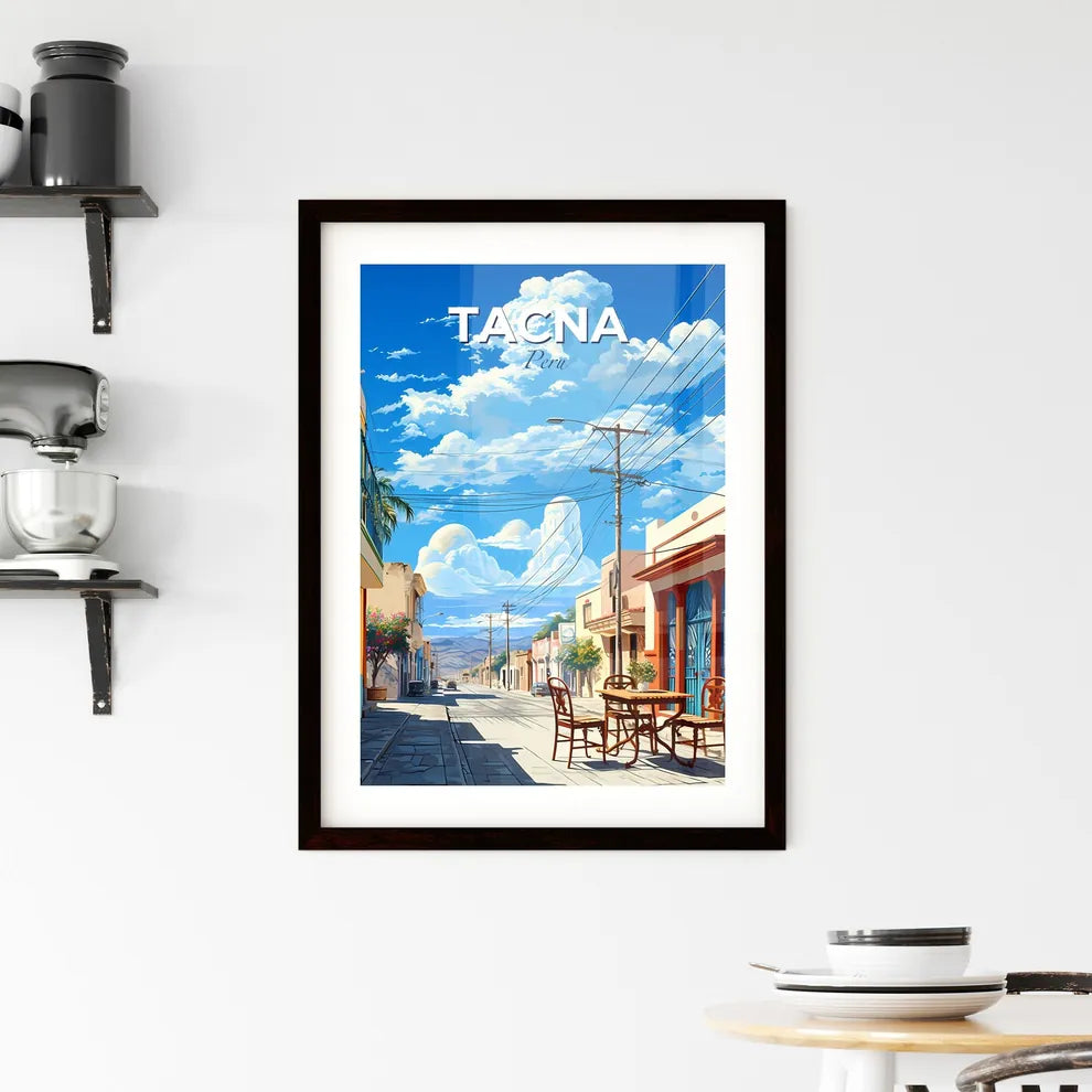 TacnaPeru Skyline Art Painting South America Cityscape VibrantArtwork Default Title