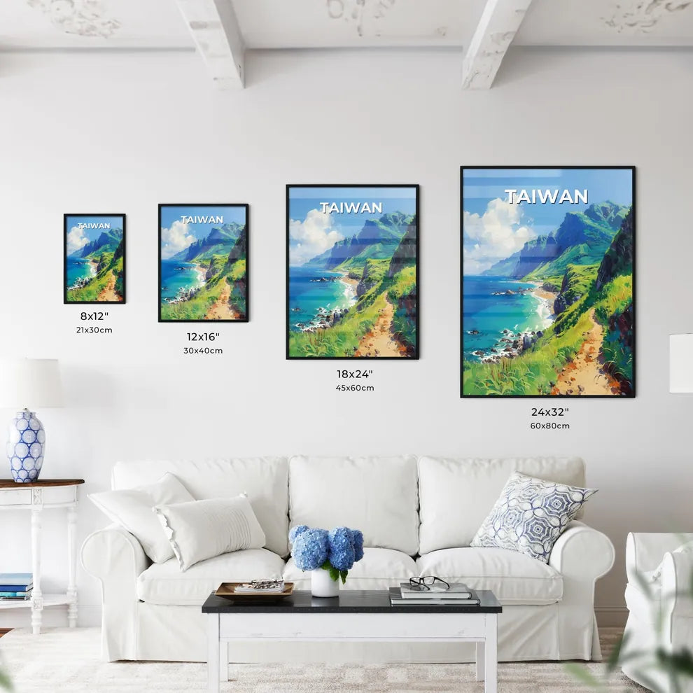 Taiwan East Asia Beach Mountains Landscape A - Kitchen Hangings