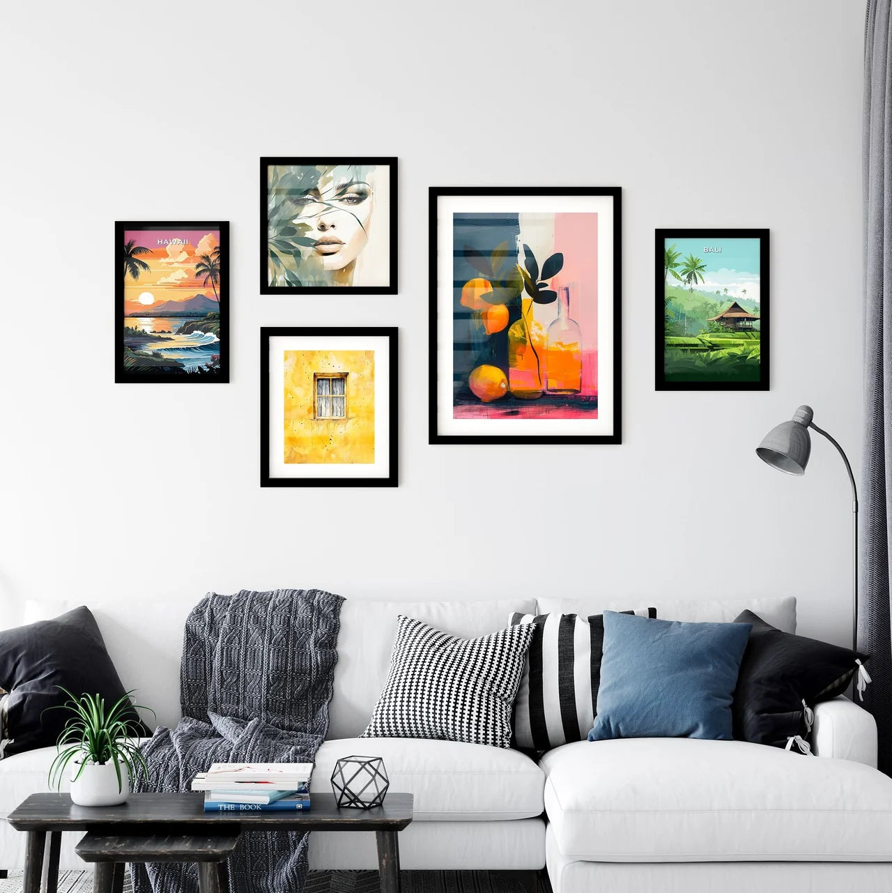 Tangerine Lemon Lemonade Sun-Soaked Expressi Wall Art