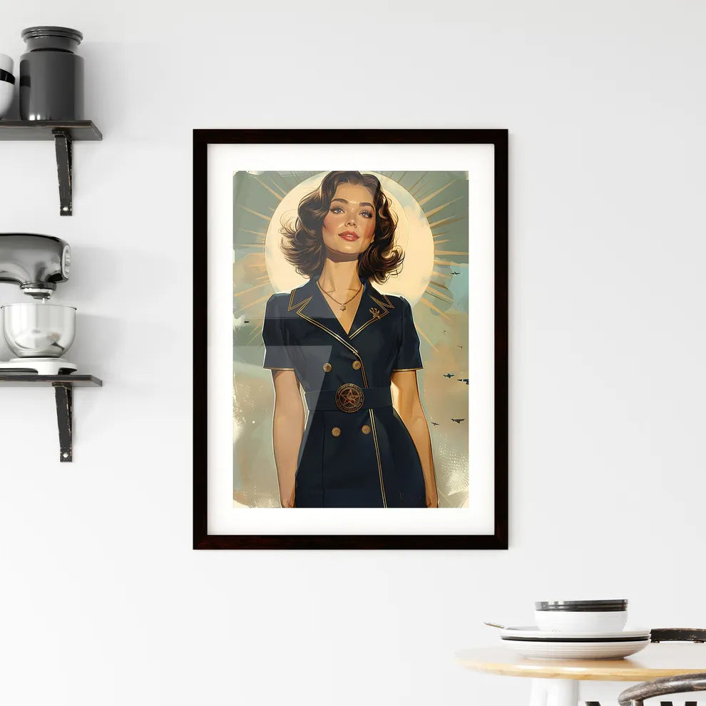 Art Deco Recruiting Propaganda Framed Print