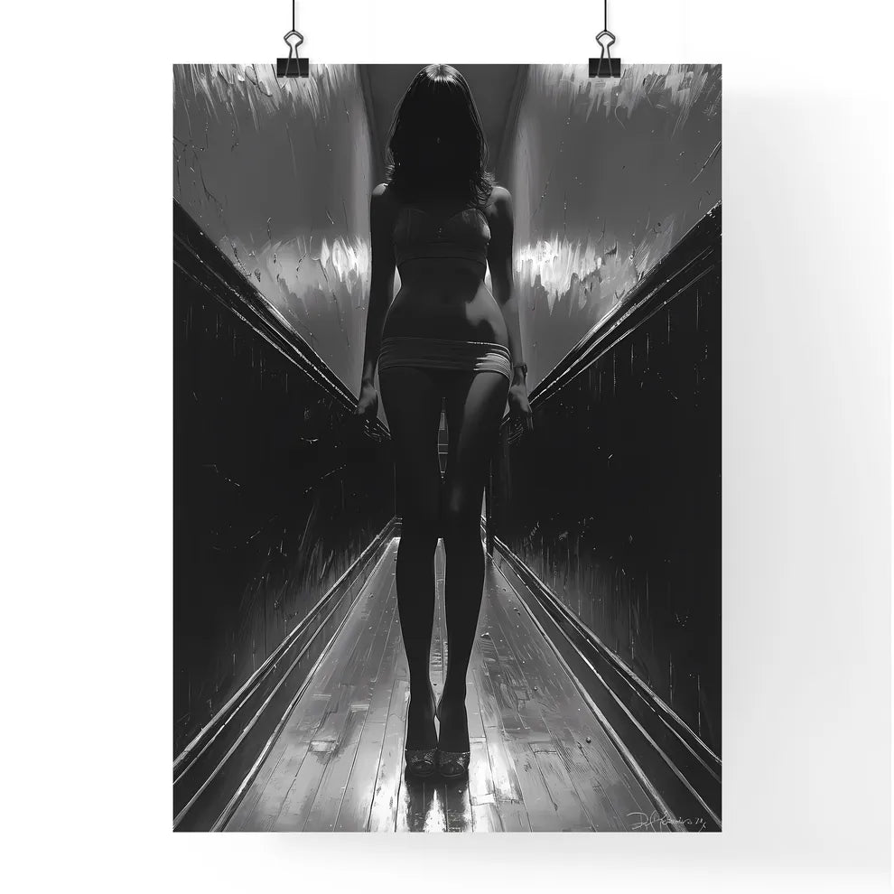 Enigmatic Femme Fatale Poster