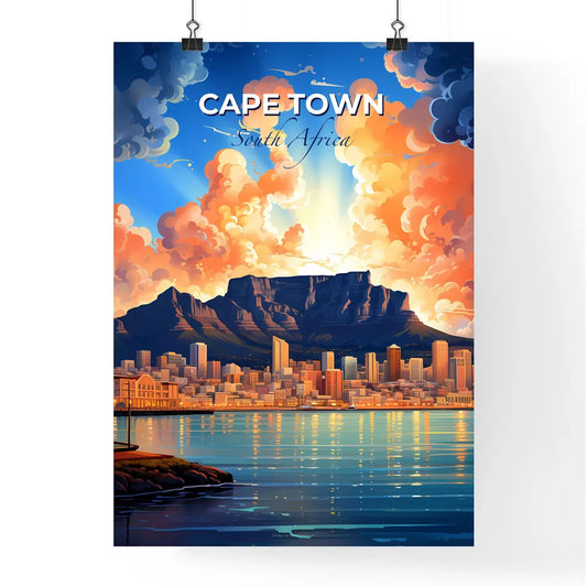 Dreamy Cape Town Skyline: A Vibrant City Canvas Against a Majestic Mountain Default Title