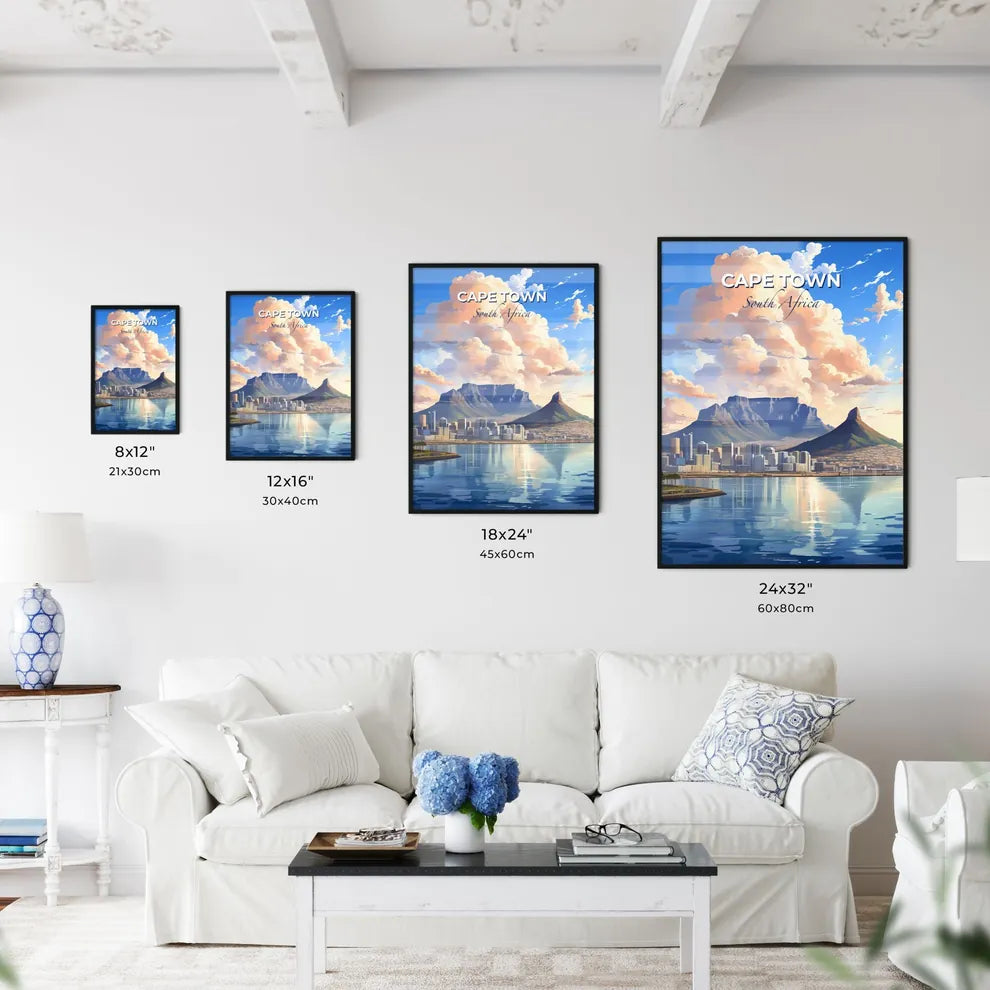 Vibrant Skyline of Cape Town, South Africa - a Colorful City Overlooking the Ocean Default Title