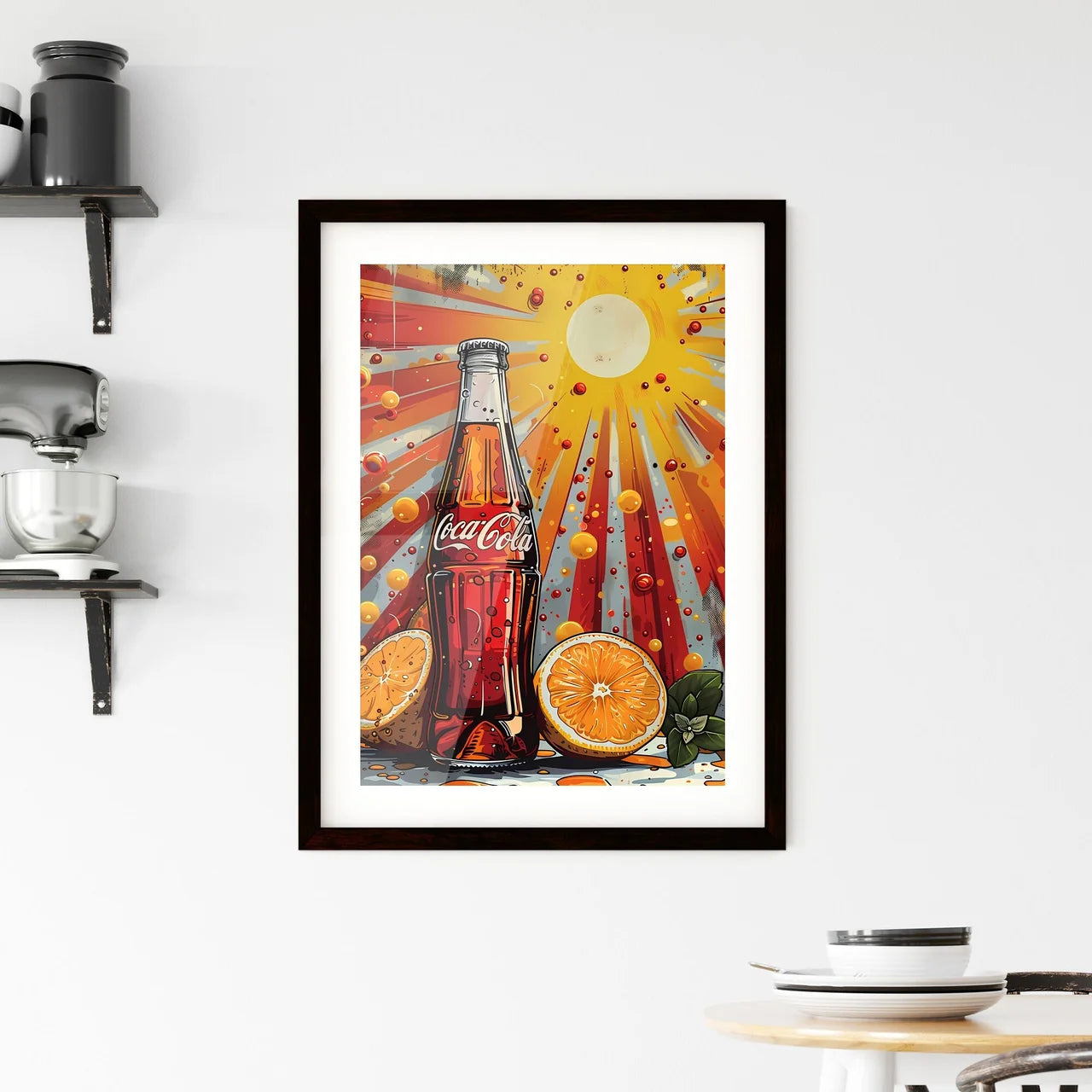 Pop Art Still Life Framed Print