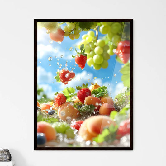 Still Life Fruit Abundance - Framed Art Print