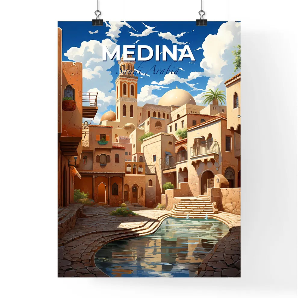 Arabian Night Skyline Courtyard Pool City Default Title