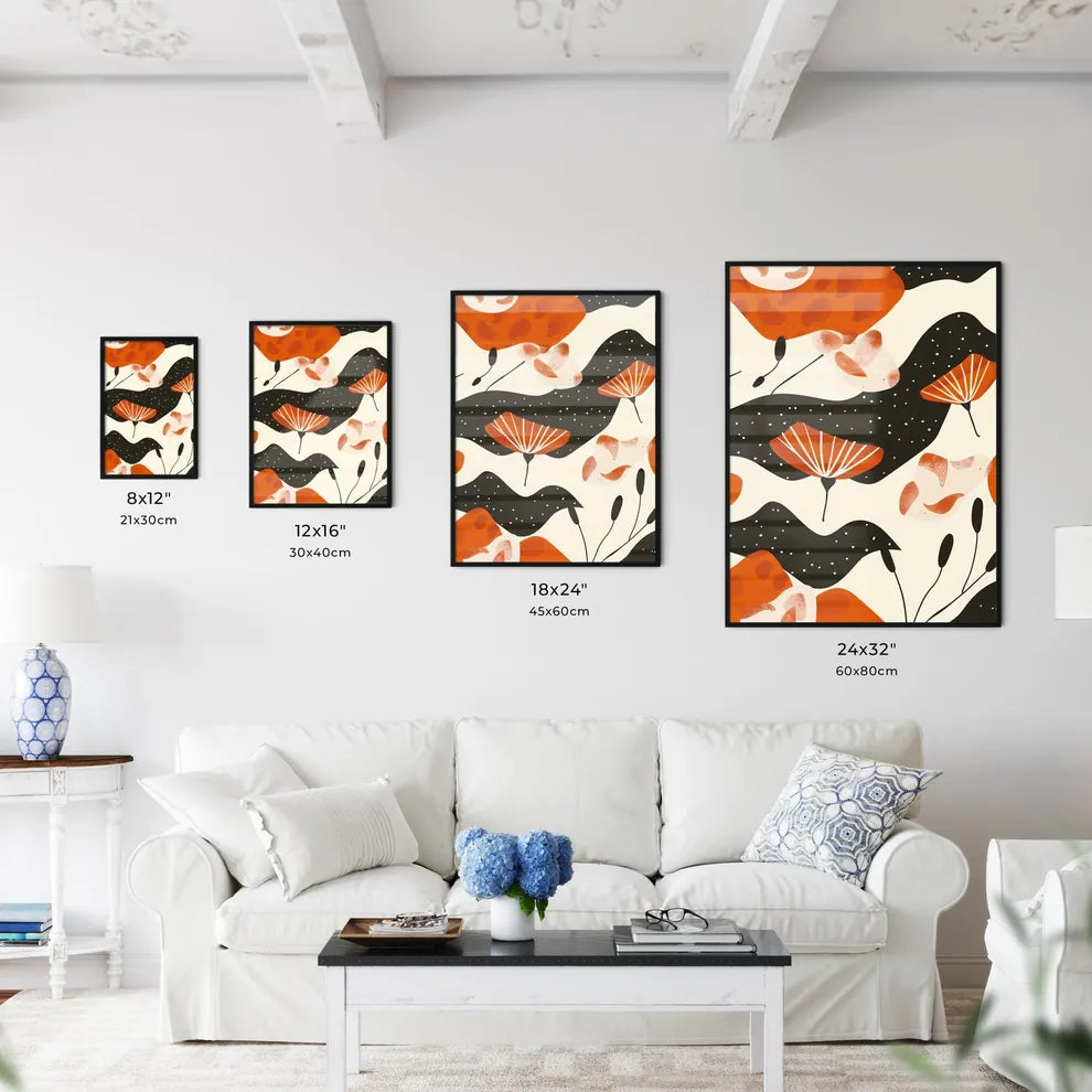 Whimsical Folkloric Geometric Florals: Organic Nature-Inspired Shapes Size Chart