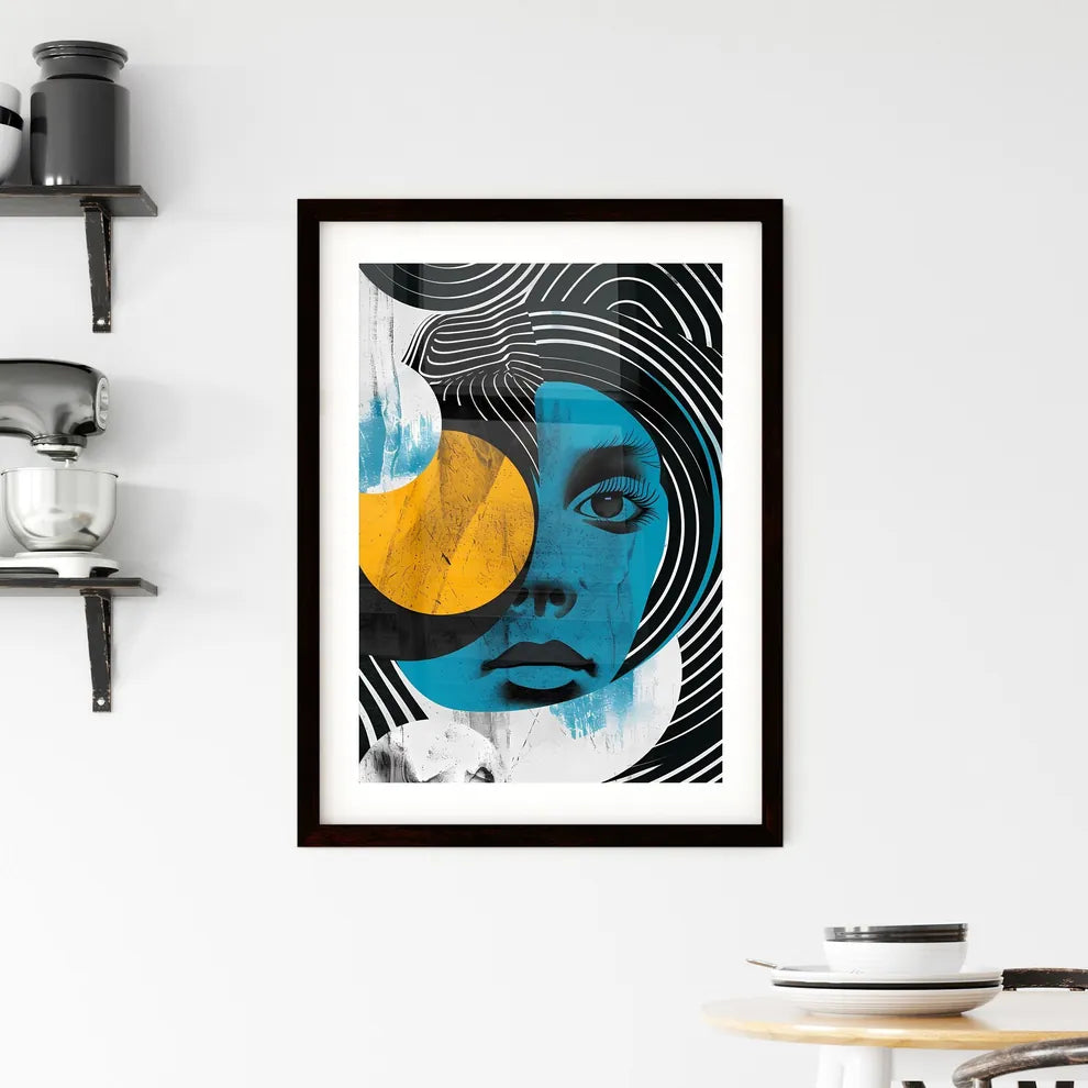 Dynamic Art Collage Framed Print