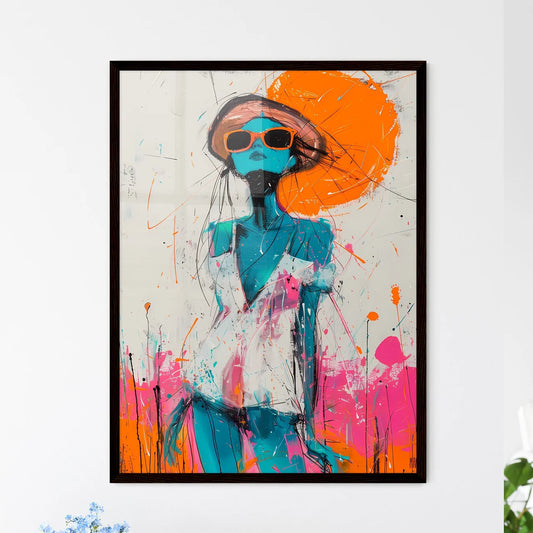 Whimsical Expressionist Masterpiece - Framed Art Print