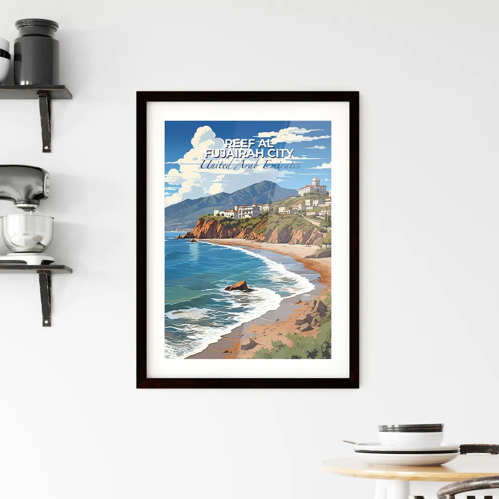 United Arab Emirates Skyline City Beach Painting Art Digital Skyline Default Title