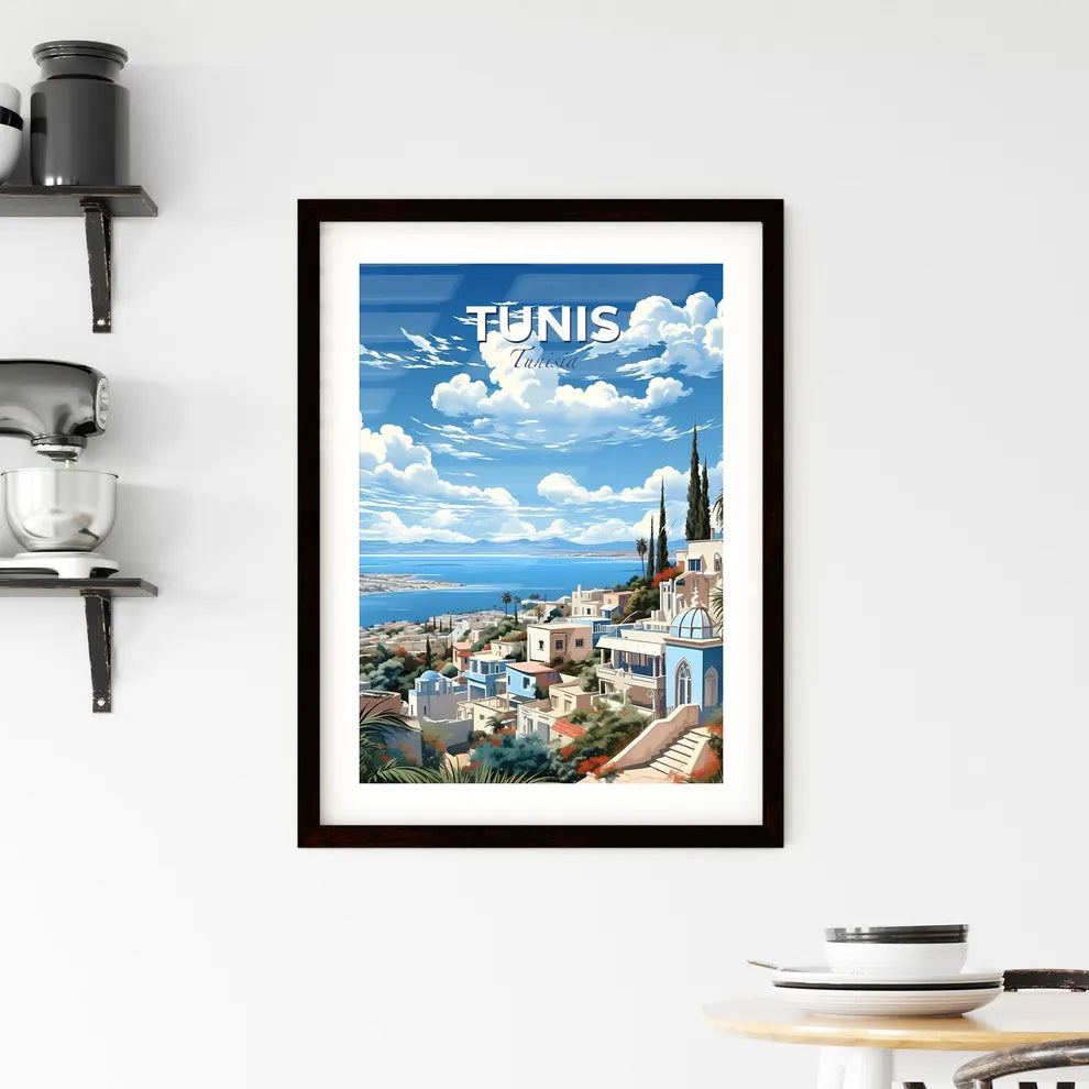 Tunis Tunisia Skyline City Painting Colorful Artwork Vibrant Canvas Default Title