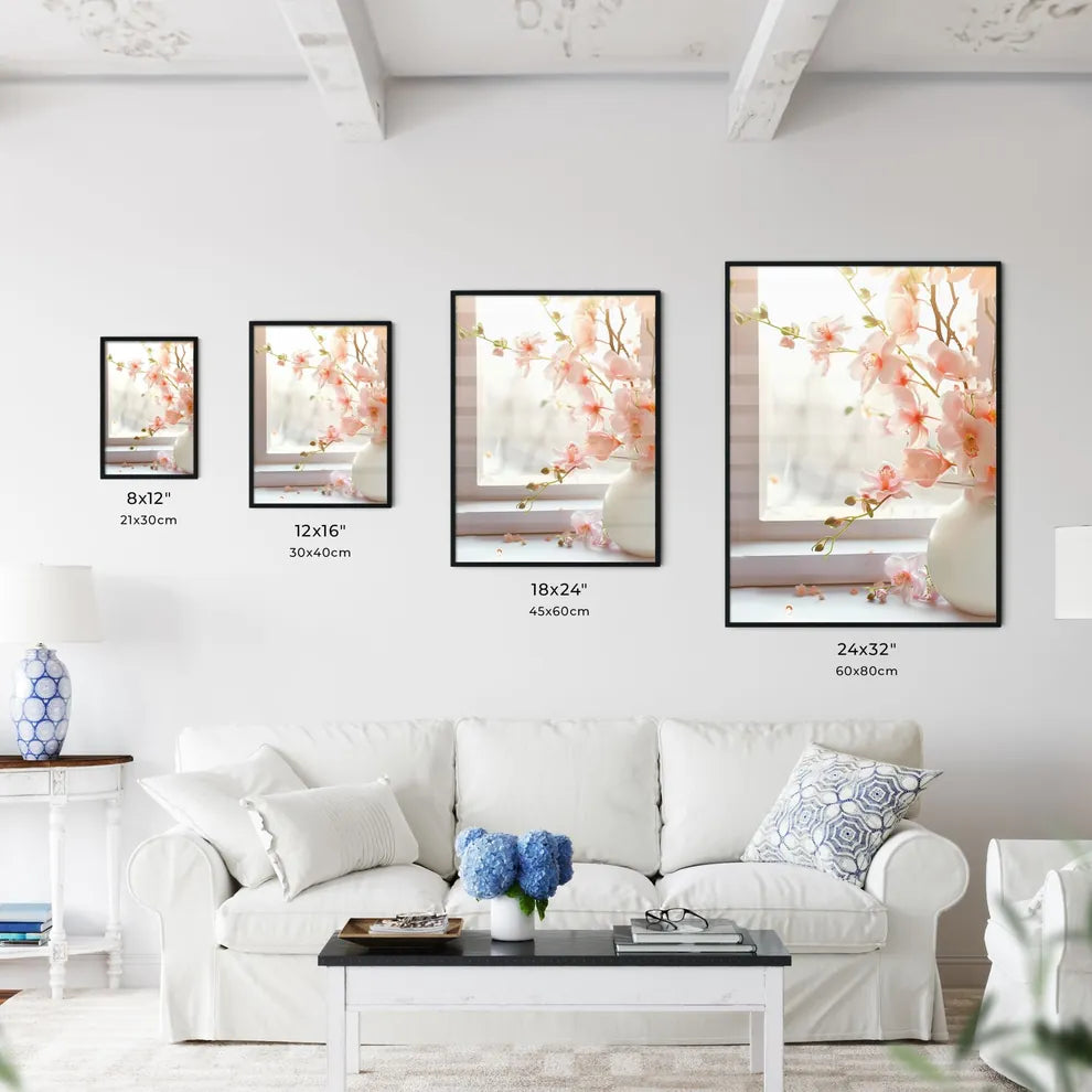 Vibrant Still Life Painting with Floral Vase - Kitchen Hangings