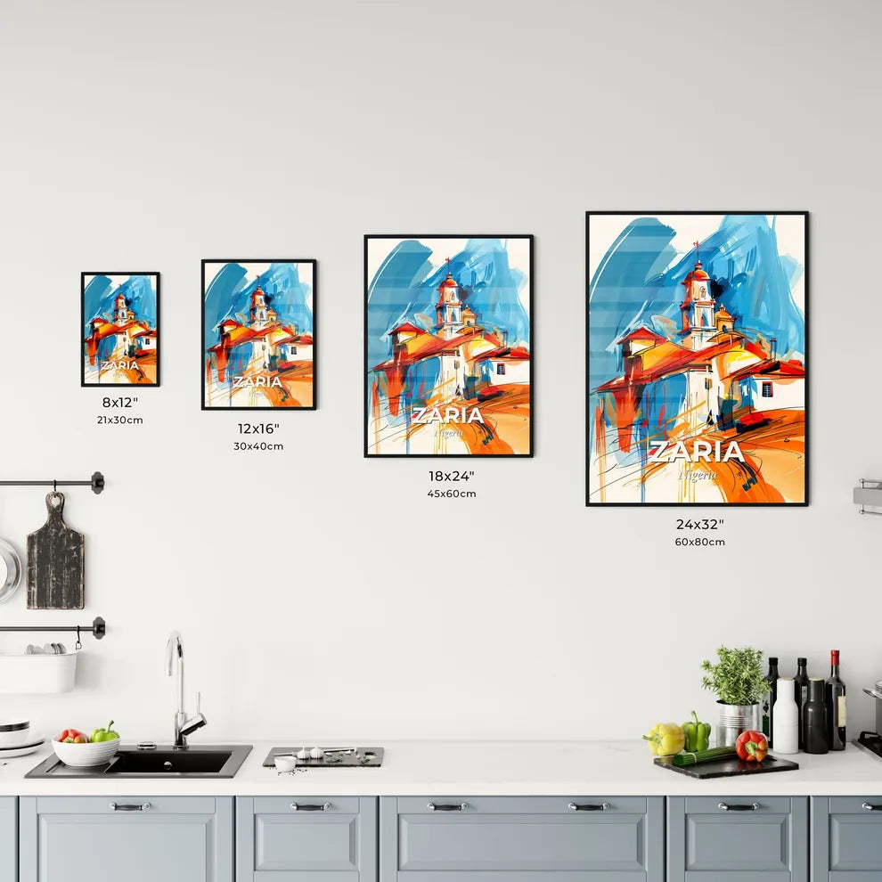 Vibrant Zaria, Nigeria Kitchen Art