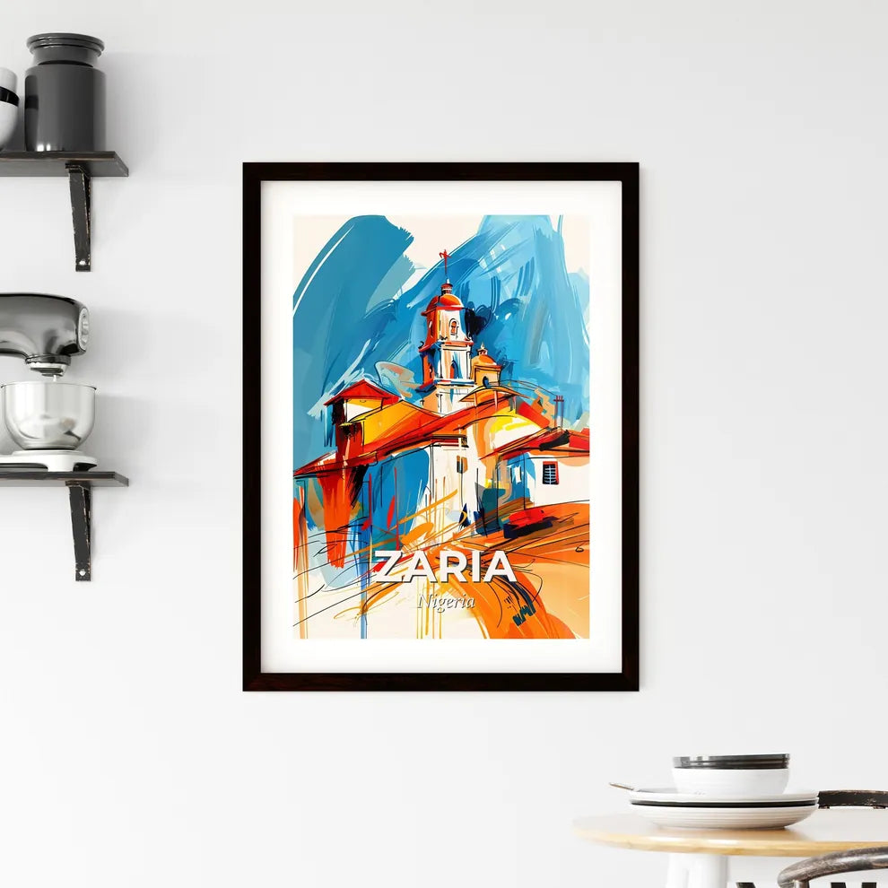 Vibrant Zaria, Nigeria Framed Print