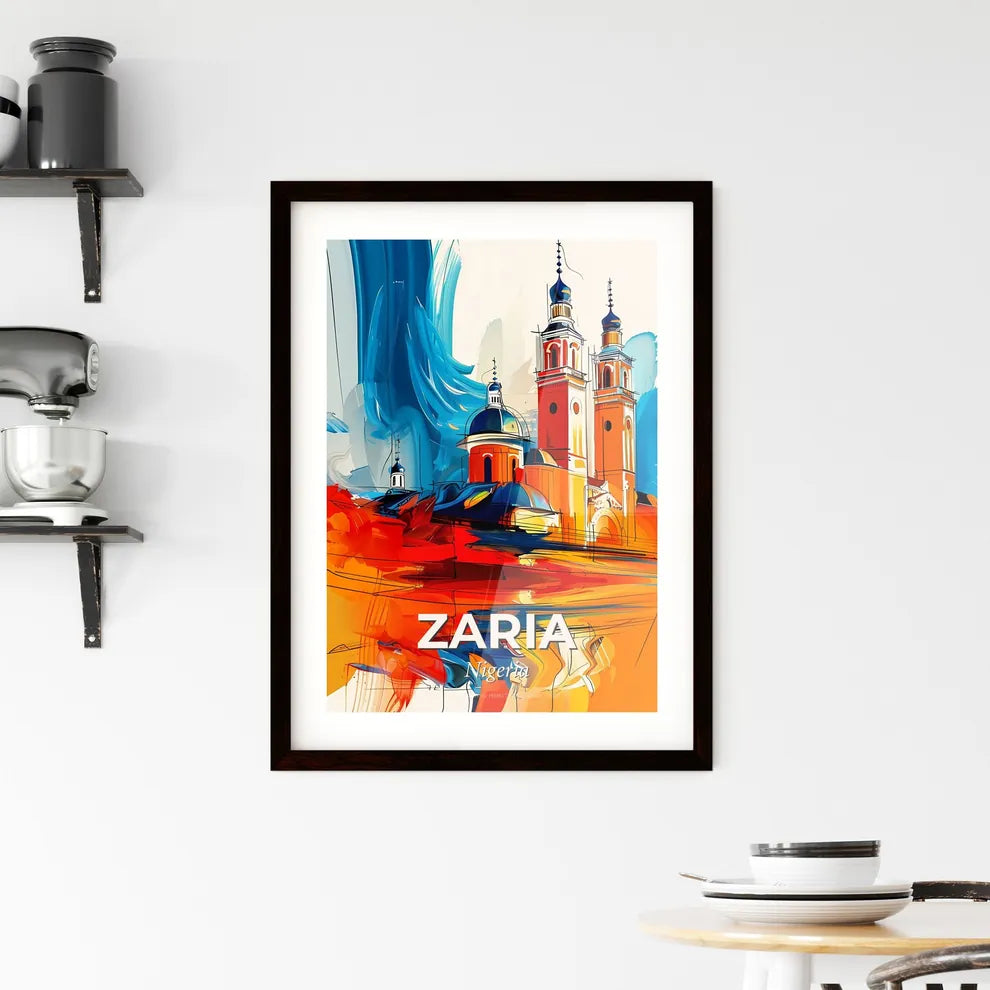 Vibrant Zaria, Nigeria Framed Print