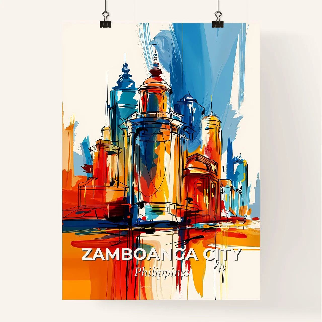 Vibrant Zamboanga City, Philippines Poster