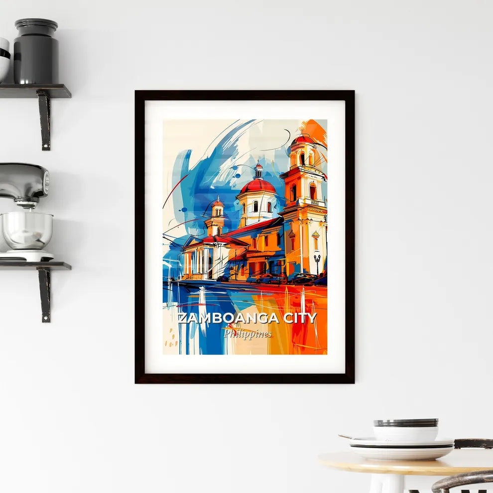 Vibrant Zamboanga City, Philippines Framed Print
