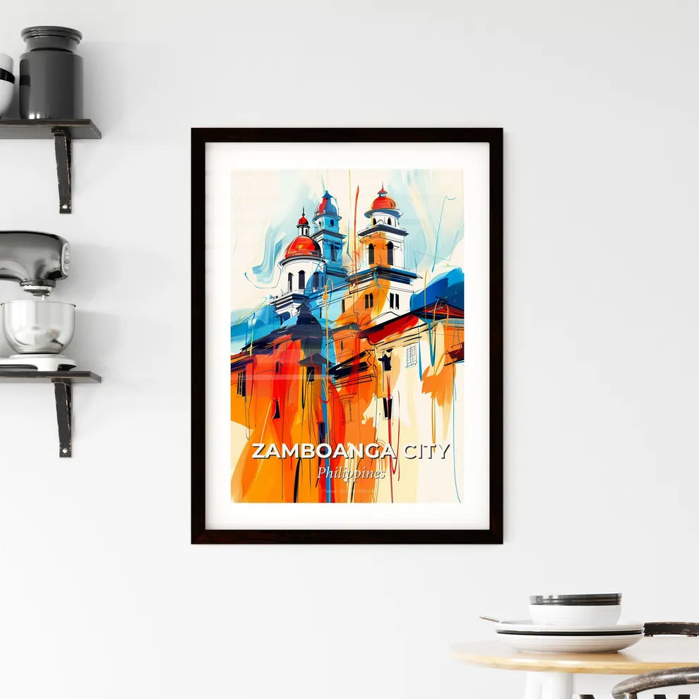 Vibrant Zamboanga City, Philippines Framed Print