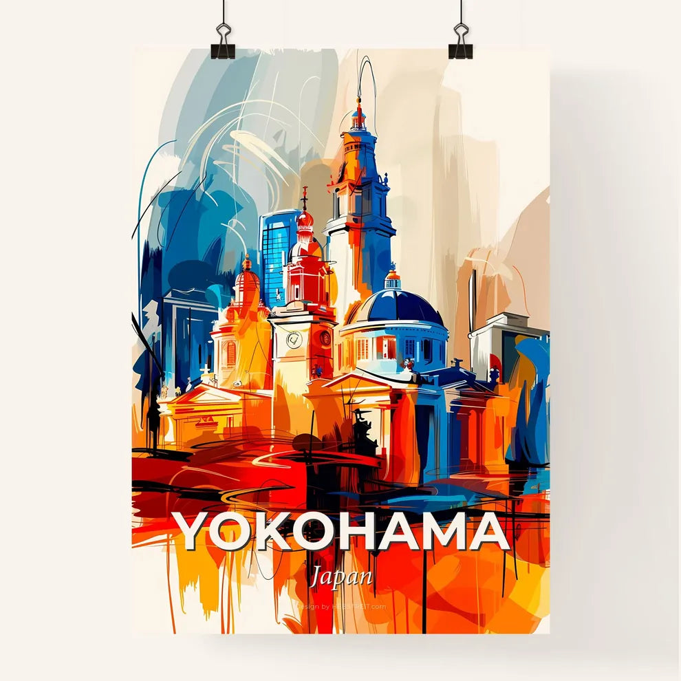 Vibrant Yokohama, Japan Poster
