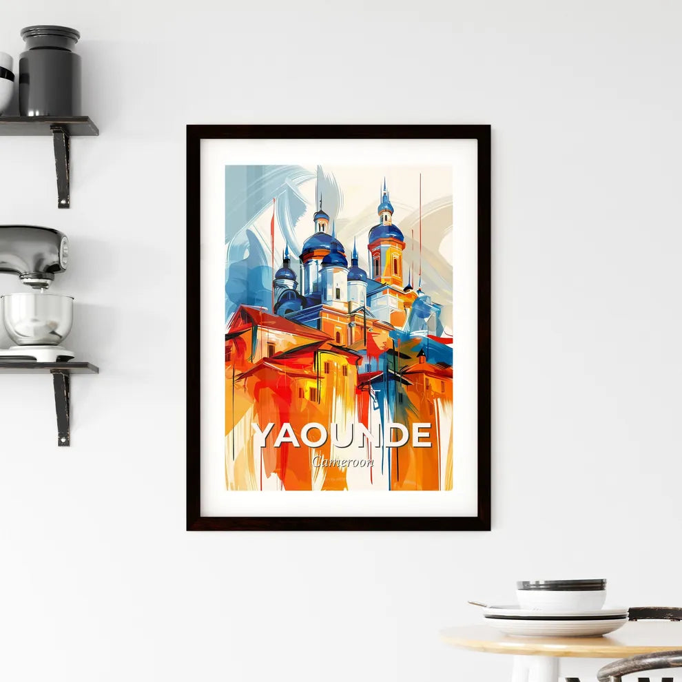 Vibrant Yaounde, Cameroon Framed Print