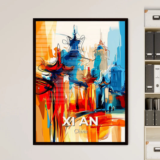 Vibrant Xi An, China Art Print