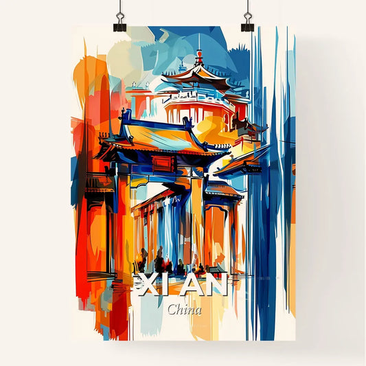 Vibrant Xi An, China Poster