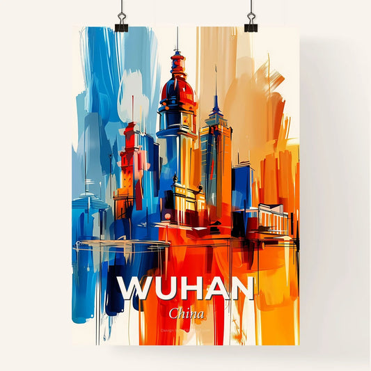 Vibrant Wuhan, China Poster