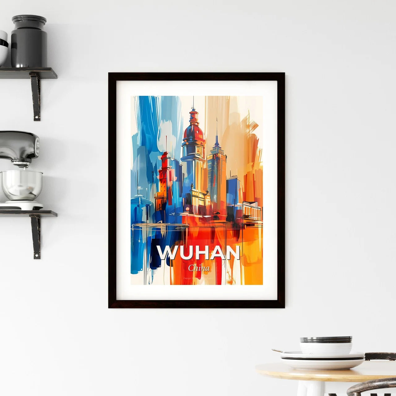 Vibrant Wuhan, China Framed Print