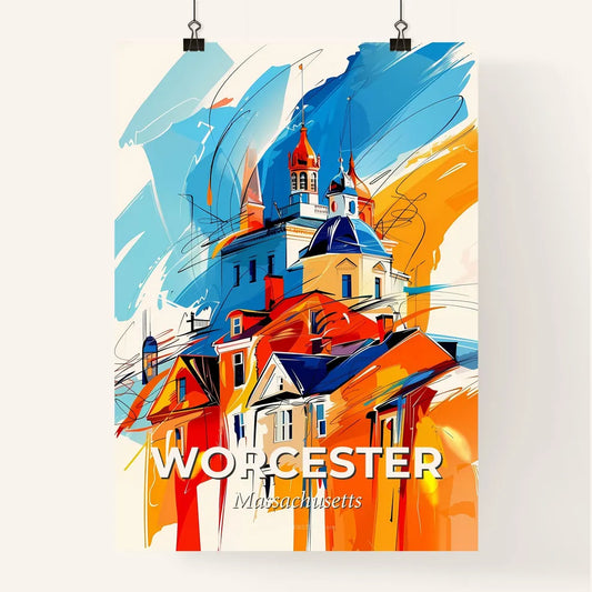 Vibrant Worcester, Massachusetts Poster