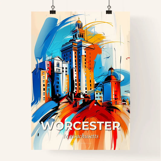 Vibrant Worcester, Massachusetts Poster