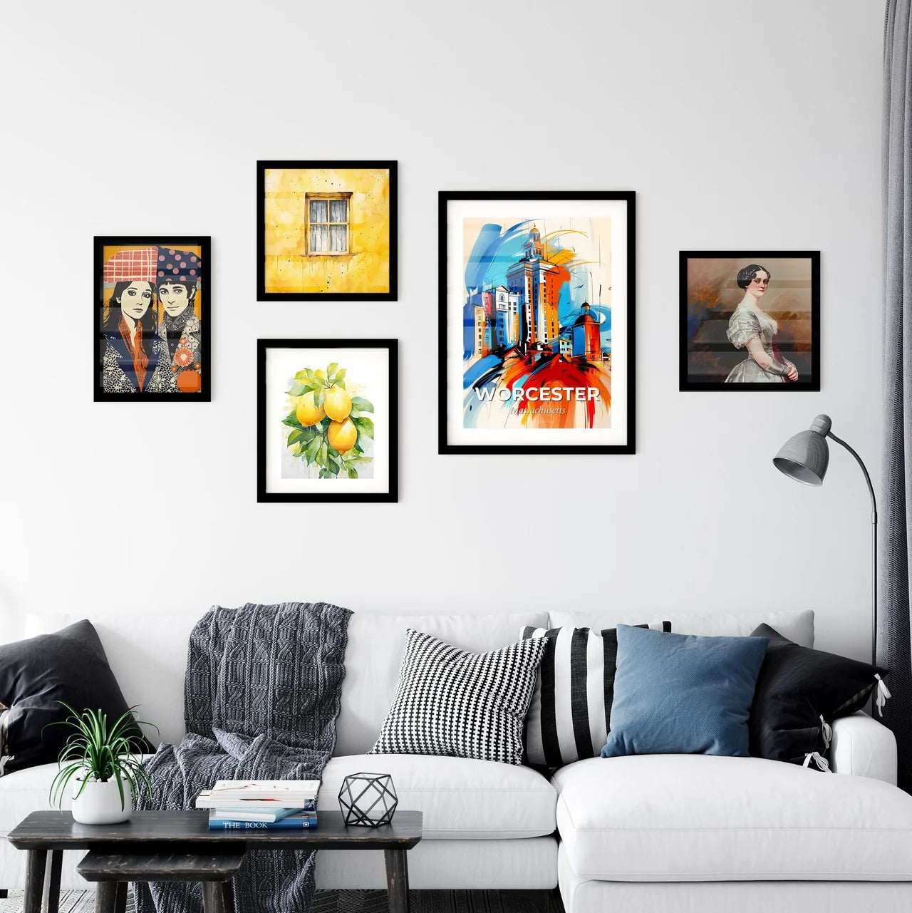 Vibrant Worcester, Massachusetts Wall Art Collection